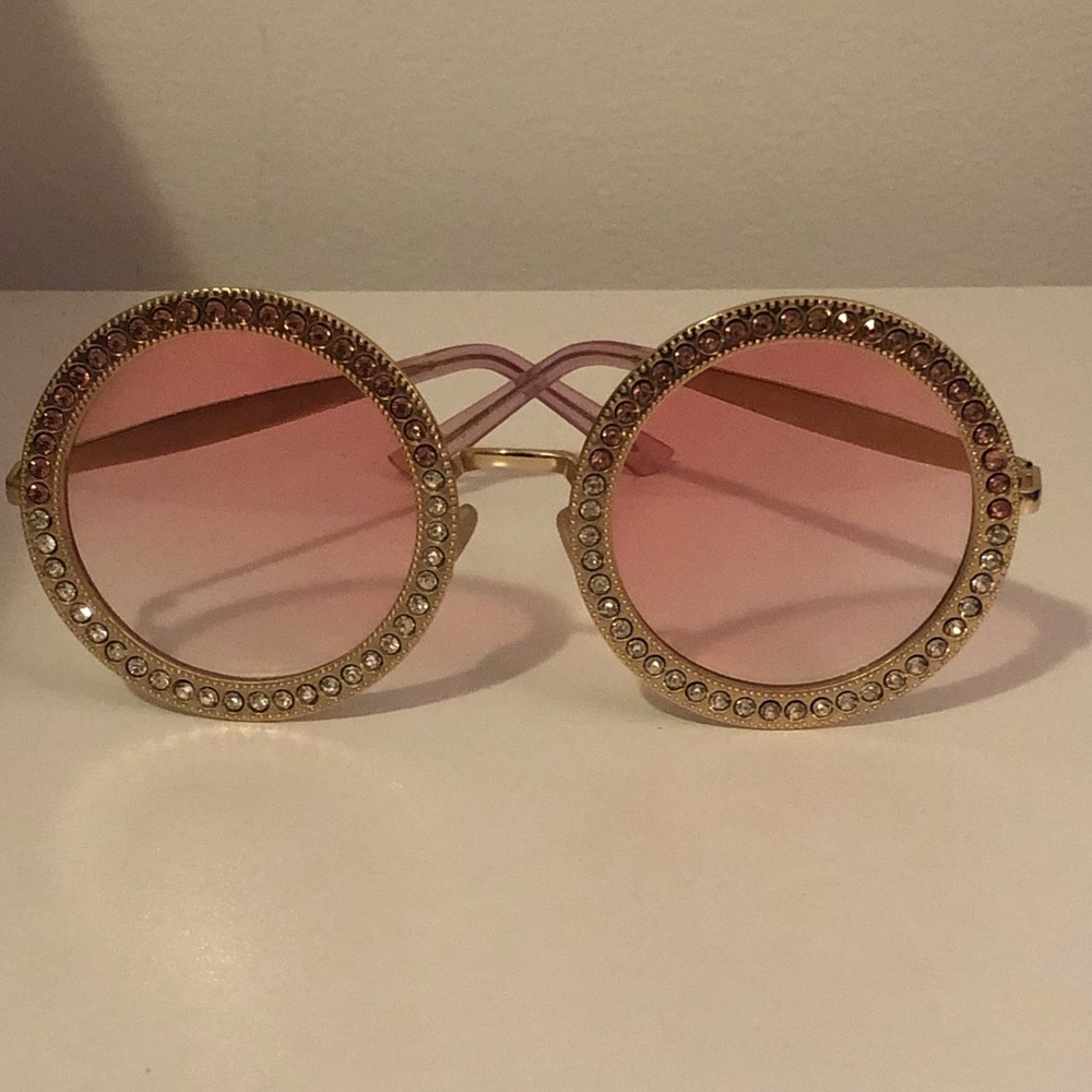Pink Two Tone Bling Shades
